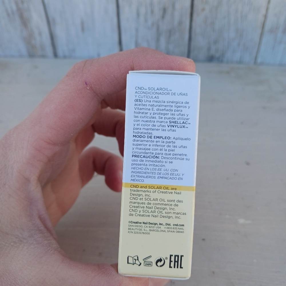 CND Daily Essentials Solar Oil Nail‎ and Cuticle Care Vitamin E 0.25oz NEW - Picture 4 of 6